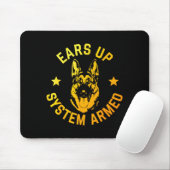 German Shepherd Art For Men Women German Shepherd Mousepad (Mit Mouse)