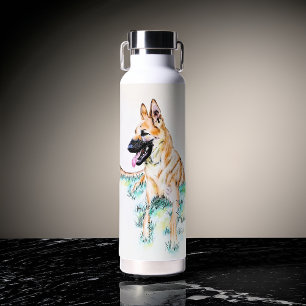 German Shepherd Belgium Malinois Dog Trinkflasche