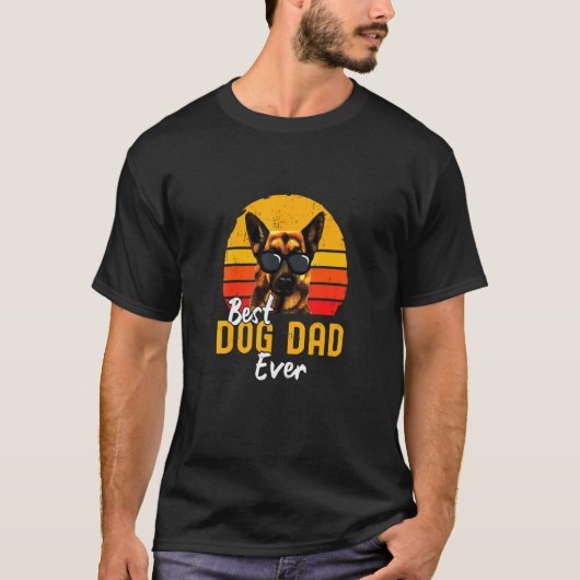 German Shepherd Best Dog Vater jemals T-Shirt (Vorderseite)
