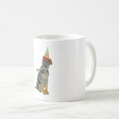 German Shepherd Birthday Kaffeetasse (VorderseiteRechts)