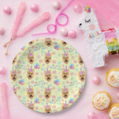 German Shepherd Birthday Party Paper Plates Yellow Pappteller (Party)