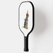 German Shepherd Birthday Pickleball Schläger (Links)
