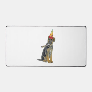 German Shepherd Birthday Schreibtischunterlage