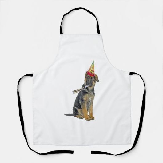 German Shepherd Birthday Schürze (Vorderseite)