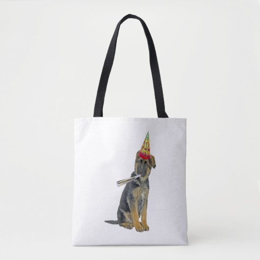 German Shepherd Birthday Tasche (Vorderseite)