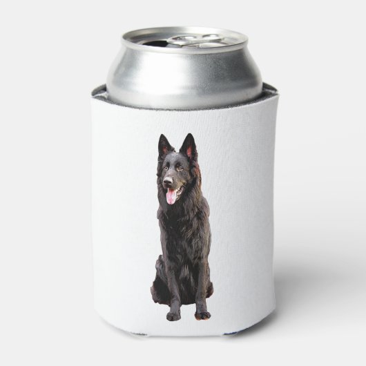 German Shepherd Black Dog Dosenkühler (Kanne Vorderseite)