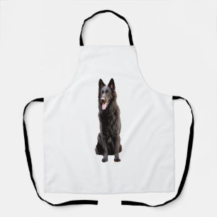 German Shepherd Black Dog Schürze