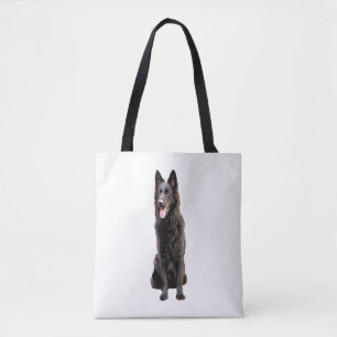 German Shepherd Black Dog Tasche