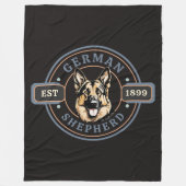 German Shepherd Blanket Fleecedecke (Vorderseite)