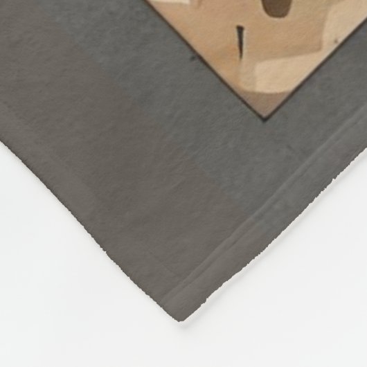 German Shepherd Blanket Fleecedecke (Ecke)