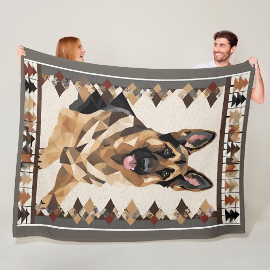 German Shepherd Blanket Fleecedecke (Beispiel)