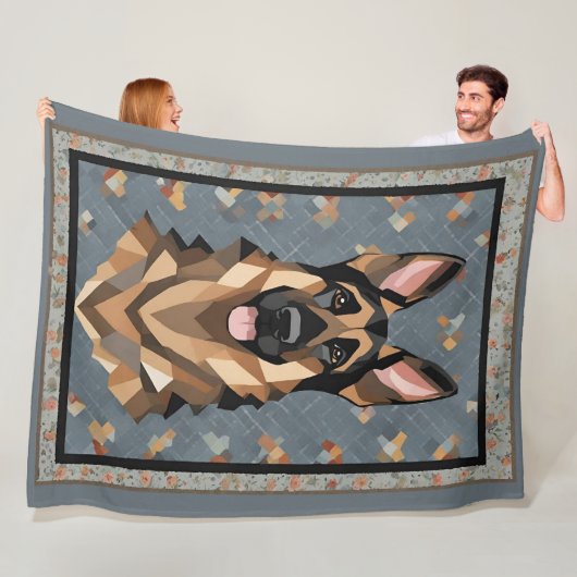 German Shepherd Blanket Fleecedecke (Beispiel)