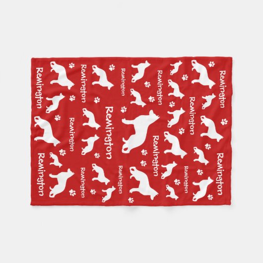 German Shepherd Blanket | Loyal & Loyal Fleecedecke (Vorderseite (Horizontal))