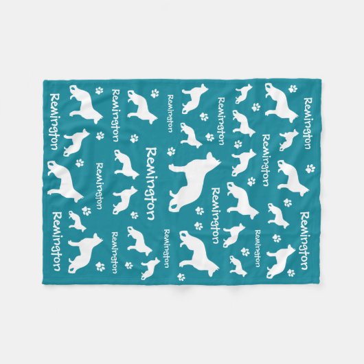 German Shepherd Blanket | Loyal & Loyal Fleecedecke (Vorderseite (Horizontal))