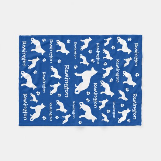 German Shepherd Blanket | Loyal & Loyal Fleecedecke (Vorderseite (Horizontal))