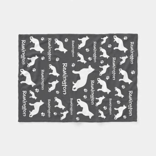 German Shepherd Blanket | Loyal & Loyal Fleecedecke (Vorderseite (Horizontal))