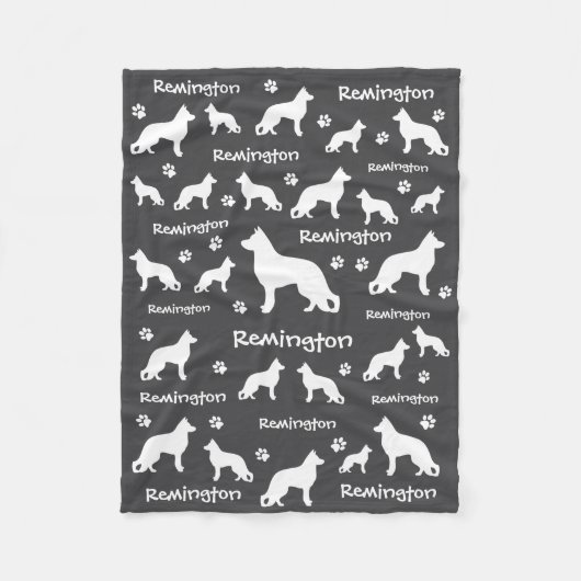 German Shepherd Blanket | Loyal & Loyal Fleecedecke (Vorderseite)