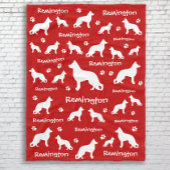 German Shepherd Blanket | Loyal & Loyal Fleecedecke