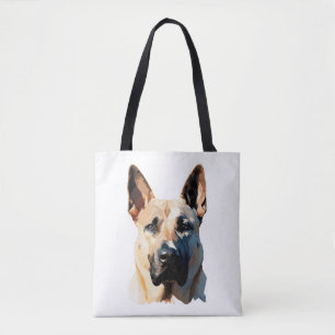 German Shepherd Blond Polygon Style Classic T-Shir Tasche