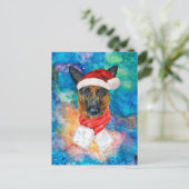 German Shepherd Breed Dog Weihnachten (Stehend Vorderseite)