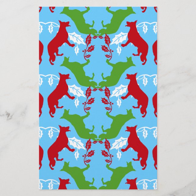 German Shepherd Christmas (Vorderseite)