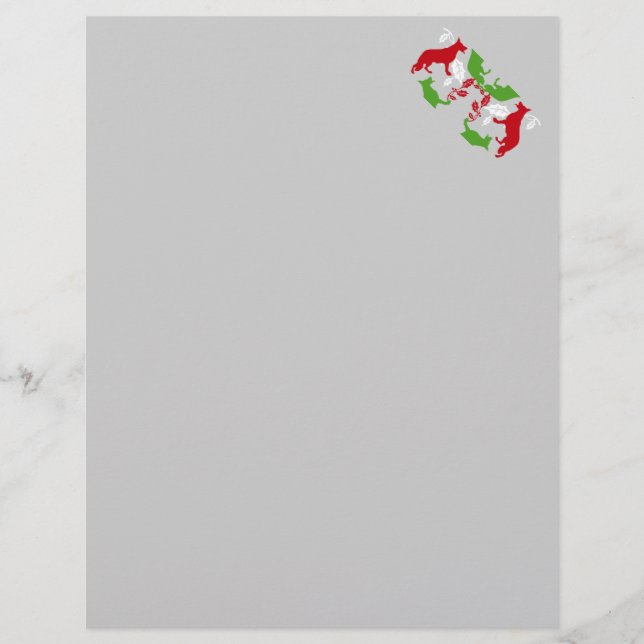 German Shepherd Christmas (Vorderseite)