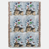 German Shepherd Christmas Decke (Vorderseite Vertikal)