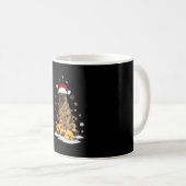 German Shepherd Christmas Dog Light Ugly Kaffeetasse (VorderseiteRechts)