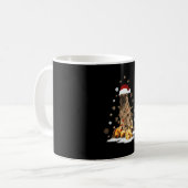 German Shepherd Christmas Dog Light Ugly Kaffeetasse (Vorderseite Links)