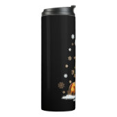 German Shepherd Christmas Dog Light Ugly Thermosbecher (Nach links gedreht)