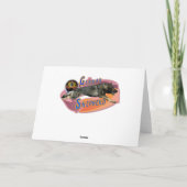 German Shepherd Christmas Feiertagskarte (Rückseite)
