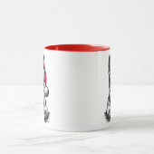 German Shepherd Christmas – Festive Dog Tasse (Zentrum)