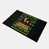 German Shepherd Christmas Fußmatte (Schrägansicht)