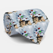 German Shepherd Christmas Geschenke Krawatte (Gerollt)