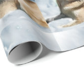 German Shepherd Christmas Geschenkpapier (Rolleneckpunkt)
