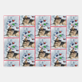 German Shepherd Christmas Geschenkpapier Set (Vorderseite 2)