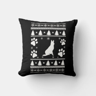 German Shepherd Christmas Kissen