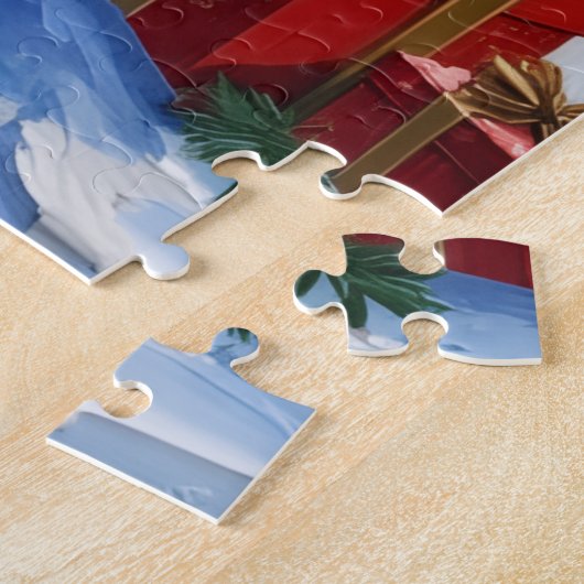 German Shepherd Christmas Lighthouse Holiday Puzzle (Seite)