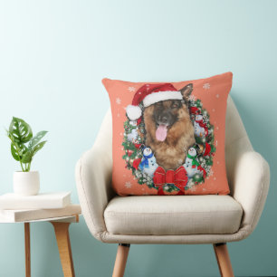 German Shepherd Christmas Ornament Decoration Gift Kissen