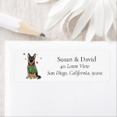 German Shepherd Christmas Pet Dog (Insitu)