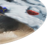 German Shepherd Christmas Schneidebrett (Ecke)