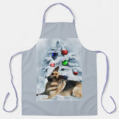 German Shepherd Christmas Schürze (Vorderseite)
