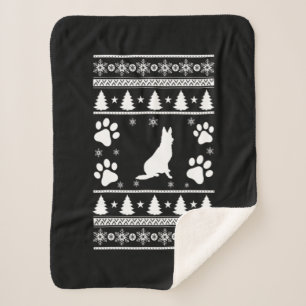 German Shepherd Christmas Sherpadecke