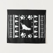 German Shepherd Christmas Wandteppich (Vorderseite (Horizontal))