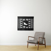 German Shepherd Christmas Wandteppich (Beispiel (Horizontal))