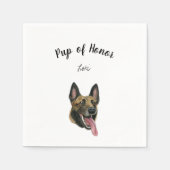 German Shepherd Cocktail Napkins Serviette (Vorderseite)