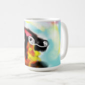German Shepherd  colorful Kaffeetasse (VorderseiteRechts)