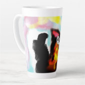 German Shepherd  colorful Milchtasse (Linke Ecke)