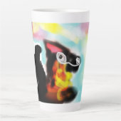 German Shepherd  colorful Milchtasse (Vorderseite)