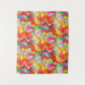 German Shepherd Colorful Wandteppich (Vorderseite)